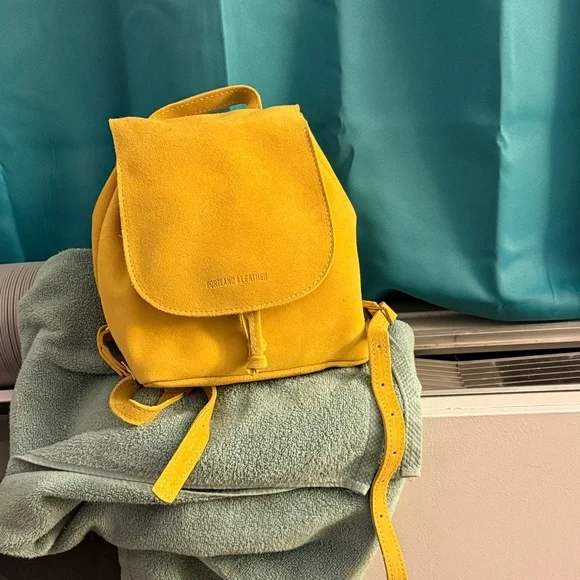Portland Leather Goods. Bucket Backpack in Hello Yellow. NWT ? Drumroll, please! ? We main image 3